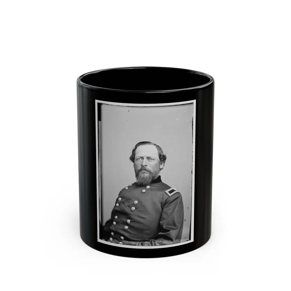 Portrait Of Brig. Gen. Samuel Kosciuzko Zook, Officer Of The Federal Army (U.S. Civil War) Black Coffee Mug-11oz-Go Mug Yourself