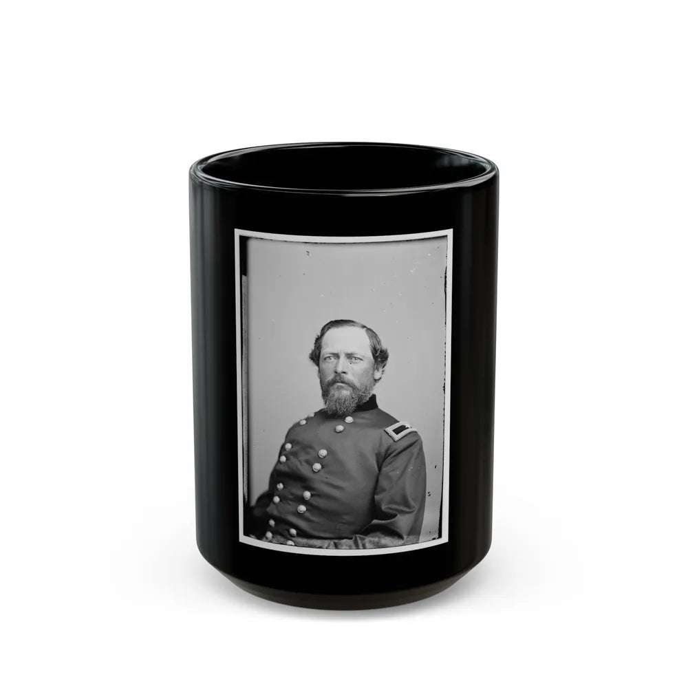 Portrait Of Brig. Gen. Samuel Kosciuzko Zook, Officer Of The Federal Army (U.S. Civil War) Black Coffee Mug-15oz-Go Mug Yourself