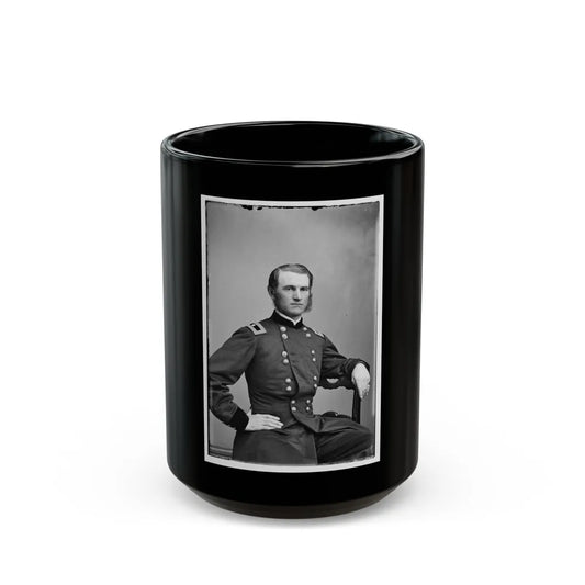 Portrait Of Brig. Gen. Thomas E. G. Ransom, Officer Of The Federal Army (U.S. Civil War) Black Coffee Mug-15oz-Go Mug Yourself