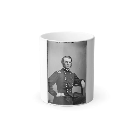 Portrait of Brig. Gen. Thomas E. G. Ransom, Officer of the Federal Army (U.S. Civil War) Color Changing Coffee Mug 11oz-11oz-Go Mug Yourself