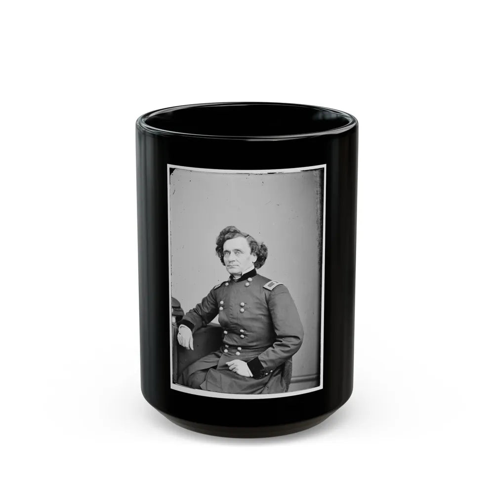 Portrait Of Brig. Gen. Thomas W. Sherman, Officer Of The Federal Army (U.S. Civil War) Black Coffee Mug-15oz-Go Mug Yourself