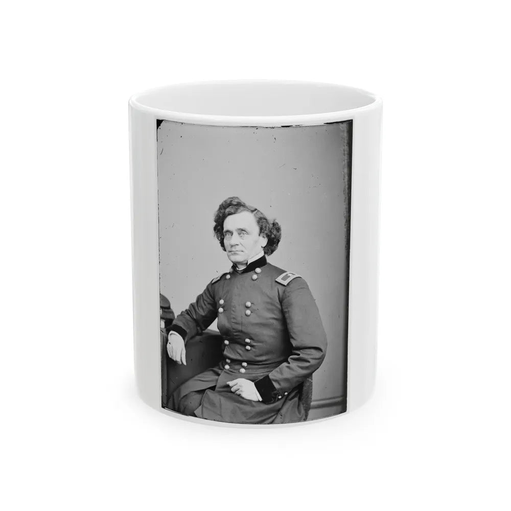 Portrait Of Brig. Gen. Thomas W. Sherman, Officer Of The Federal Army (U.S. Civil War) White Coffee Mug-11oz-Go Mug Yourself