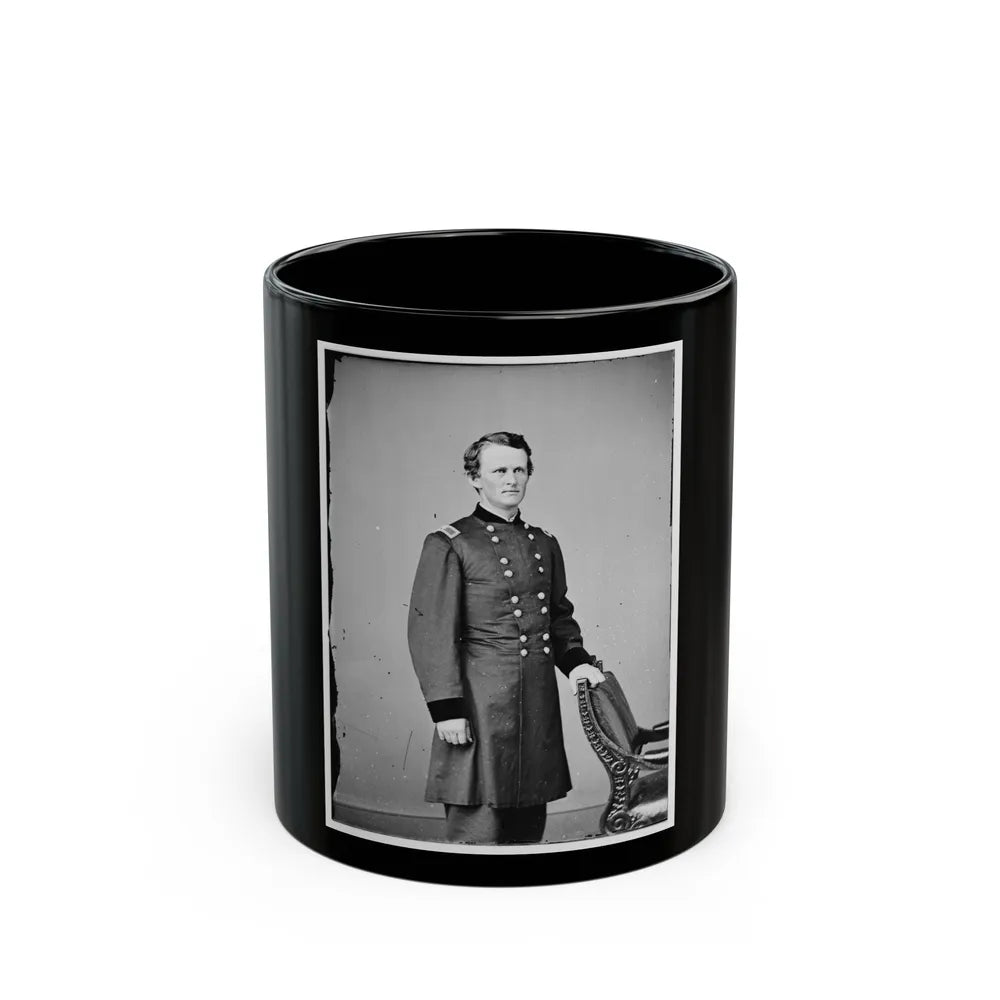 Portrait Of Brig. Gen. Wesley Merritt, Officer Of The Federal Army (U.S. Civil War) Black Coffee Mug-11oz-Go Mug Yourself