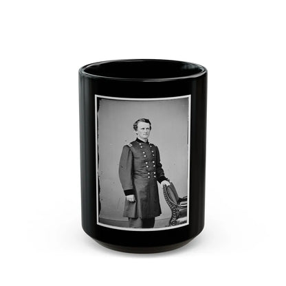 Portrait Of Brig. Gen. Wesley Merritt, Officer Of The Federal Army (U.S. Civil War) Black Coffee Mug-15oz-Go Mug Yourself