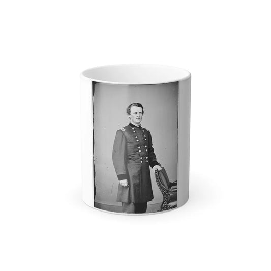Portrait of Brig. Gen. Wesley Merritt, Officer of the Federal Army (U.S. Civil War) Color Changing Coffee Mug 11oz-11oz-Go Mug Yourself
