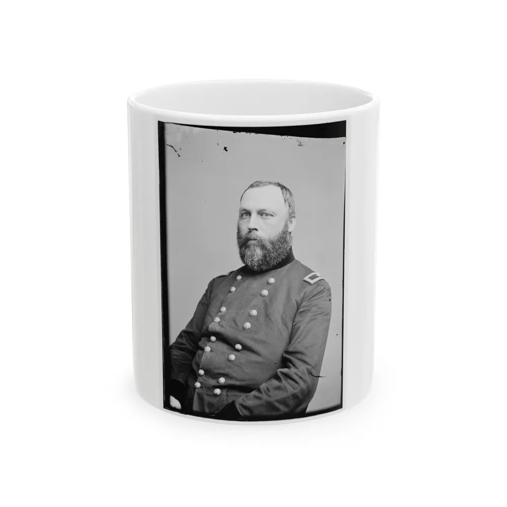 Portrait Of Brig. Gen. William A. Hammond, Surgeon-General, Officer Of The Federal Army (U.S. Civil War) White Coffee Mug-11oz-Go Mug Yourself