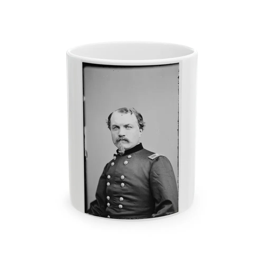 Portrait Of Brig. Gen. William W. Averell, Officer Of The Federal Army (U.S. Civil War) White Coffee Mug-11oz-Go Mug Yourself