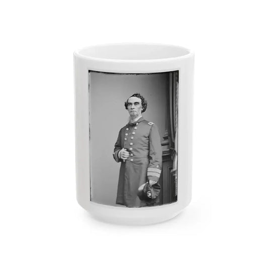 Portrait Of Capt. Henry Walke, Officer Of The Federal Navy (U.S. Civil War) White Coffee Mug 15oz - Go Mug Yourself