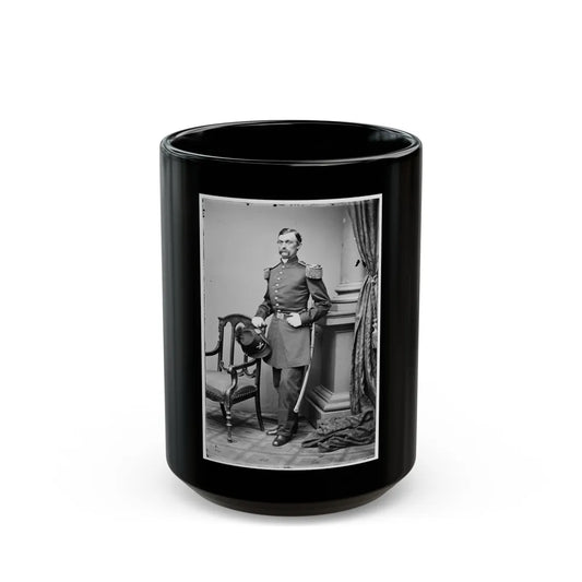 Portrait Of Capt. Charles Griffin, Officer Of The Federal Army, (Brig. Gen. From June 9, 1862) (U.S. Civil War) Black Coffee Mug-15oz-Go Mug Yourself