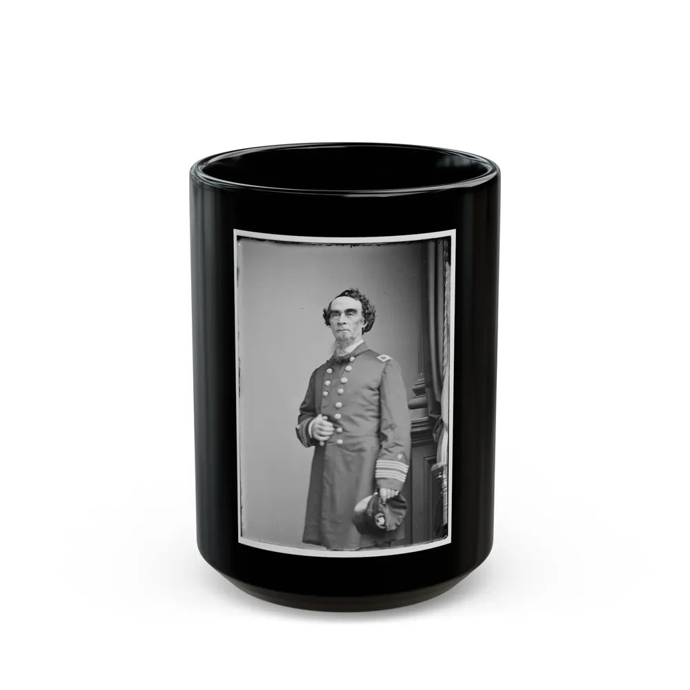 Portrait Of Capt. Henry Walke, Officer Of The Federal Navy (U.S. Civil War) Black Coffee Mug-15oz-Go Mug Yourself