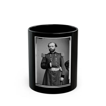 Portrait Of Capt. Quincy A. Gillmore, Officer Of The Federal Army (Maj. Gen. From July 10, 1863) (U.S. Civil War) Black Coffee Mug-11oz-Go Mug Yourself