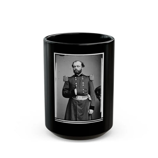Portrait Of Capt. Quincy A. Gillmore, Officer Of The Federal Army (Maj. Gen. From July 10, 1863) (U.S. Civil War) Black Coffee Mug-15oz-Go Mug Yourself
