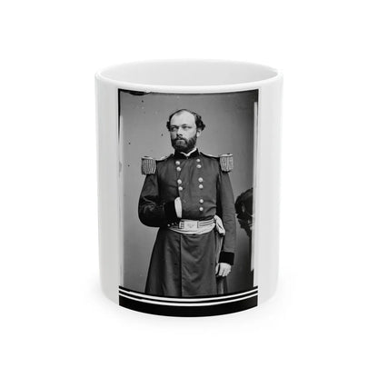 Portrait Of Capt. Quincy A. Gillmore, Officer Of The Federal Army (Maj. Gen. From July 10, 1863) (U.S. Civil War) White Coffee Mug-11oz-Go Mug Yourself