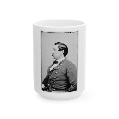 Portrait Of Col. Harry Gilmore, Officer Of The Confederate Army (U.S. Civil War) White Coffee Mug-15oz-Go Mug Yourself