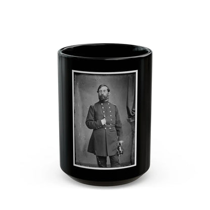 Portrait Of Col. Henry J. Hunt, Officer Of The Federal Army (Maj. Gen. From July 6, 1863) (U.S. Civil War) Black Coffee Mug-15oz-Go Mug Yourself