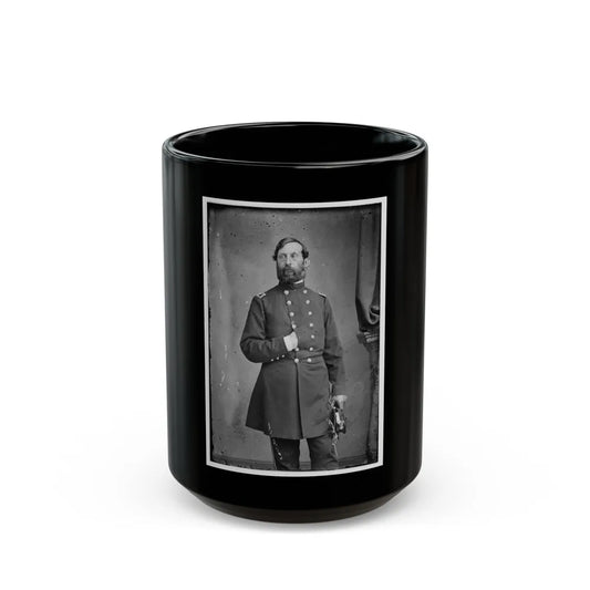 Portrait Of Col. Henry J. Hunt, Officer Of The Federal Army (Maj. Gen. From July 6, 1863) (U.S. Civil War) Black Coffee Mug-15oz-Go Mug Yourself