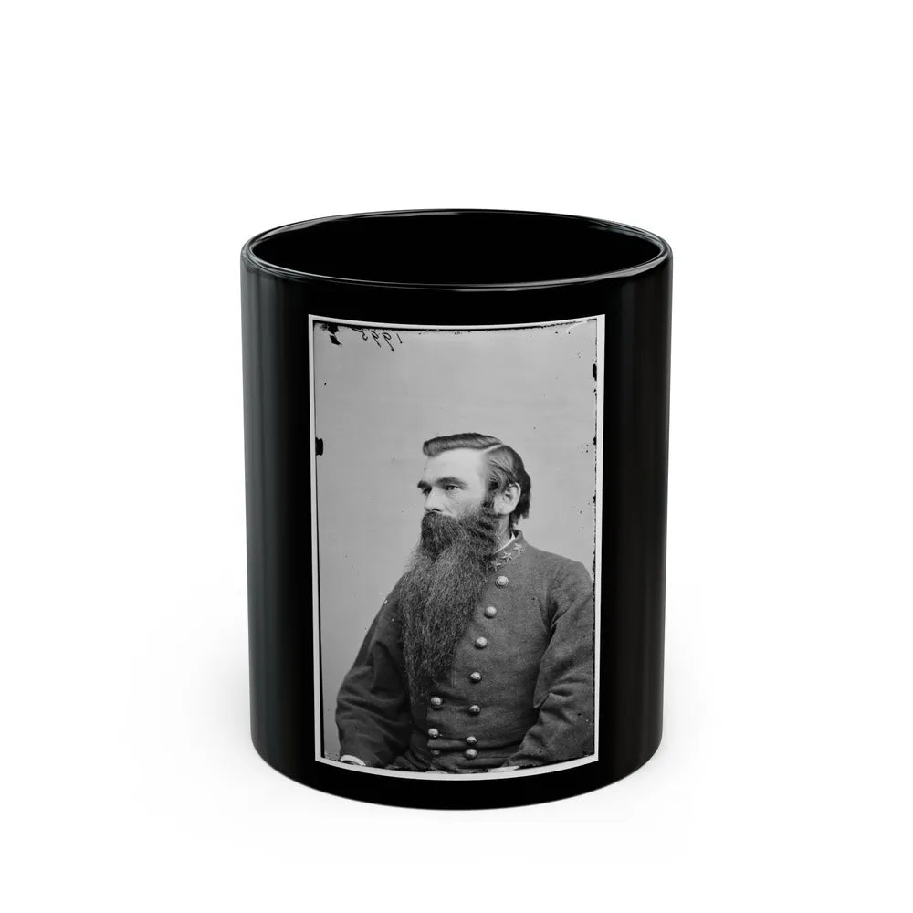 Portrait Of Col. John S. Green, Officer Of The Confederate Army (U.S. Civil War) Black Coffee Mug-11oz-Go Mug Yourself