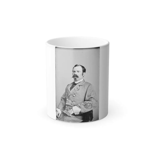 Portrait of Colonel Thomas P. Ochiltree, Officer of the Confederate Army (U.S. Civil War) Color Changing Coffee Mug 11oz-11oz-Go Mug Yourself