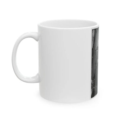 Portrait Of Commodore Franklin Buchanan, C.S.N., Officer Of The Confederate Navy (U.S. Civil War) White Coffee Mug-Go Mug Yourself