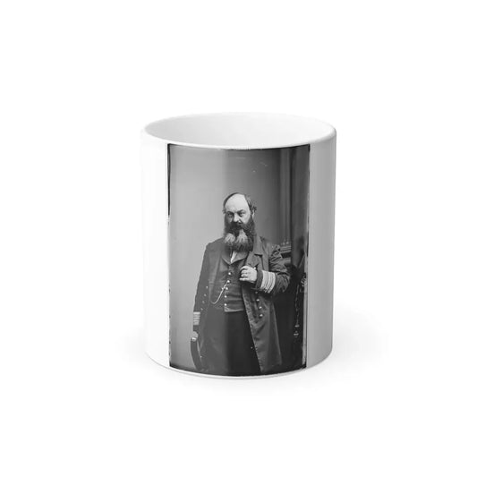 Portrait of Commodore William D. Porter, Officer of the Federal Navy (U.S. Civil War) Color Changing Coffee Mug 11oz Default Title 11oz - Go Mug Yourself