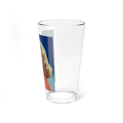 Portrait of Constance Bennett, 1934 (Magazine Illustration) Pint Glass 16oz - Go Mug Yourself
