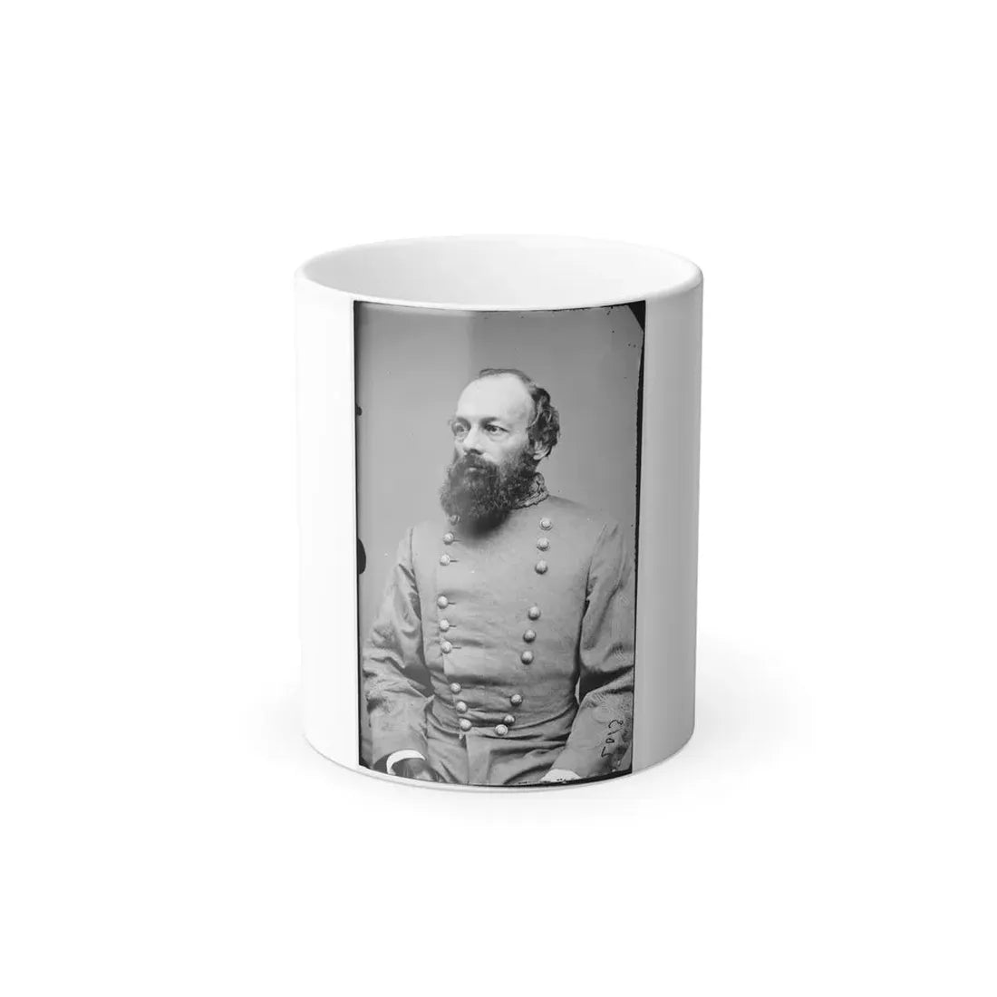Portrait of Gen. Edmund Kirby Smith, Officer of the Confederate Army (U.S. Civil War) Color Changing Coffee Mug 11oz Default Title 11oz - Go Mug Yourself