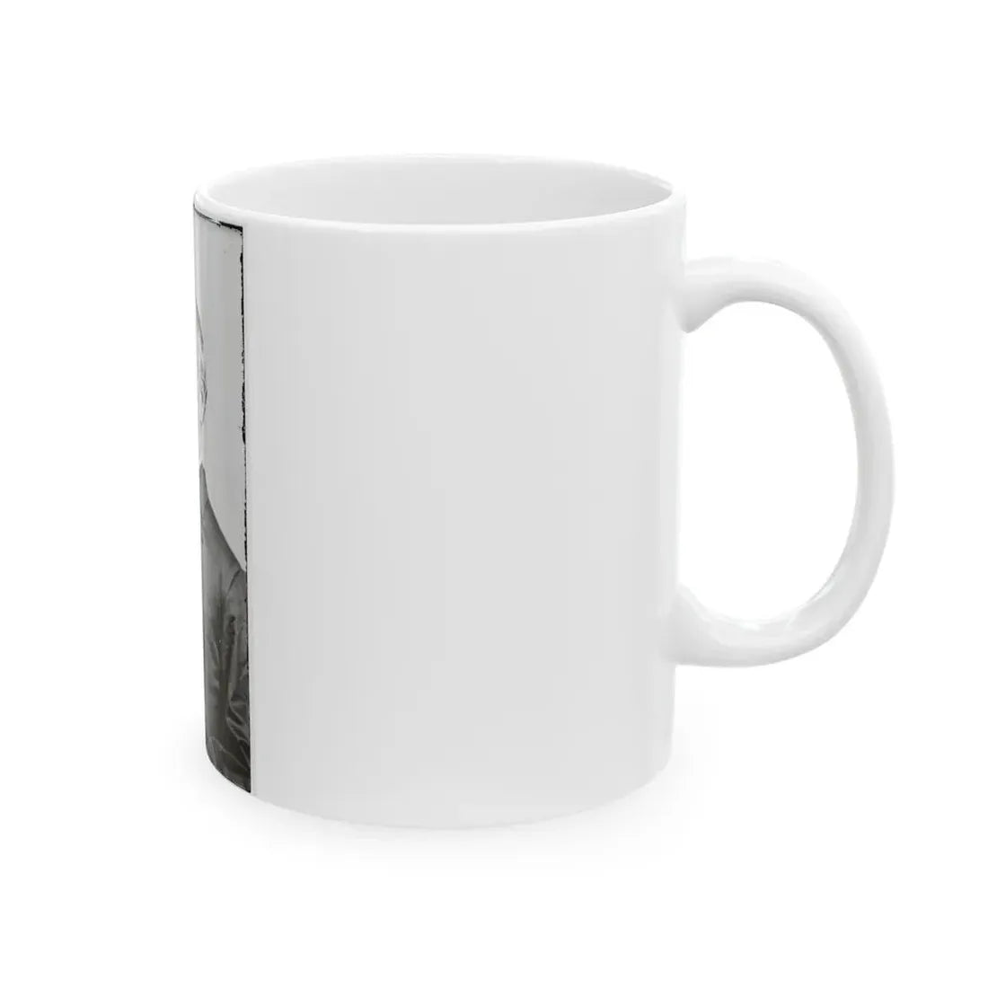 Portrait Of Gen. Joseph E. Johnston, Officer Of The Confederate Army (U.S. Civil War) White Coffee Mug - Go Mug Yourself