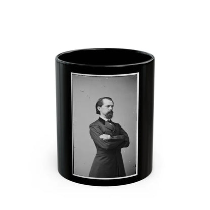 Portrait Of Gen. John B. Gordon, Officer Of The Confederate Army (U.S. Civil War) Black Coffee Mug-11oz-Go Mug Yourself