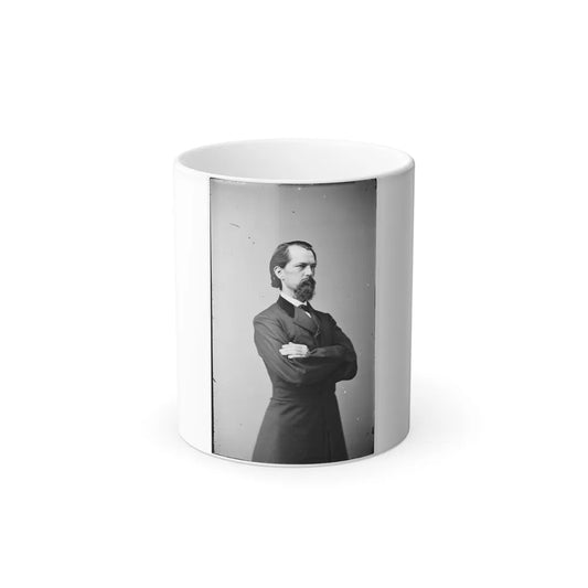 Portrait of Gen. John B. Gordon, Officer of the Confederate Army (U.S. Civil War) Color Changing Coffee Mug 11oz-11oz-Go Mug Yourself