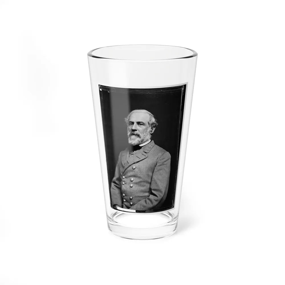 Portrait Of Gen. Robert E. Lee, Officer Of The Confederate Army (U.S. Civil War) Pint Glass 16oz-16oz-Go Mug Yourself