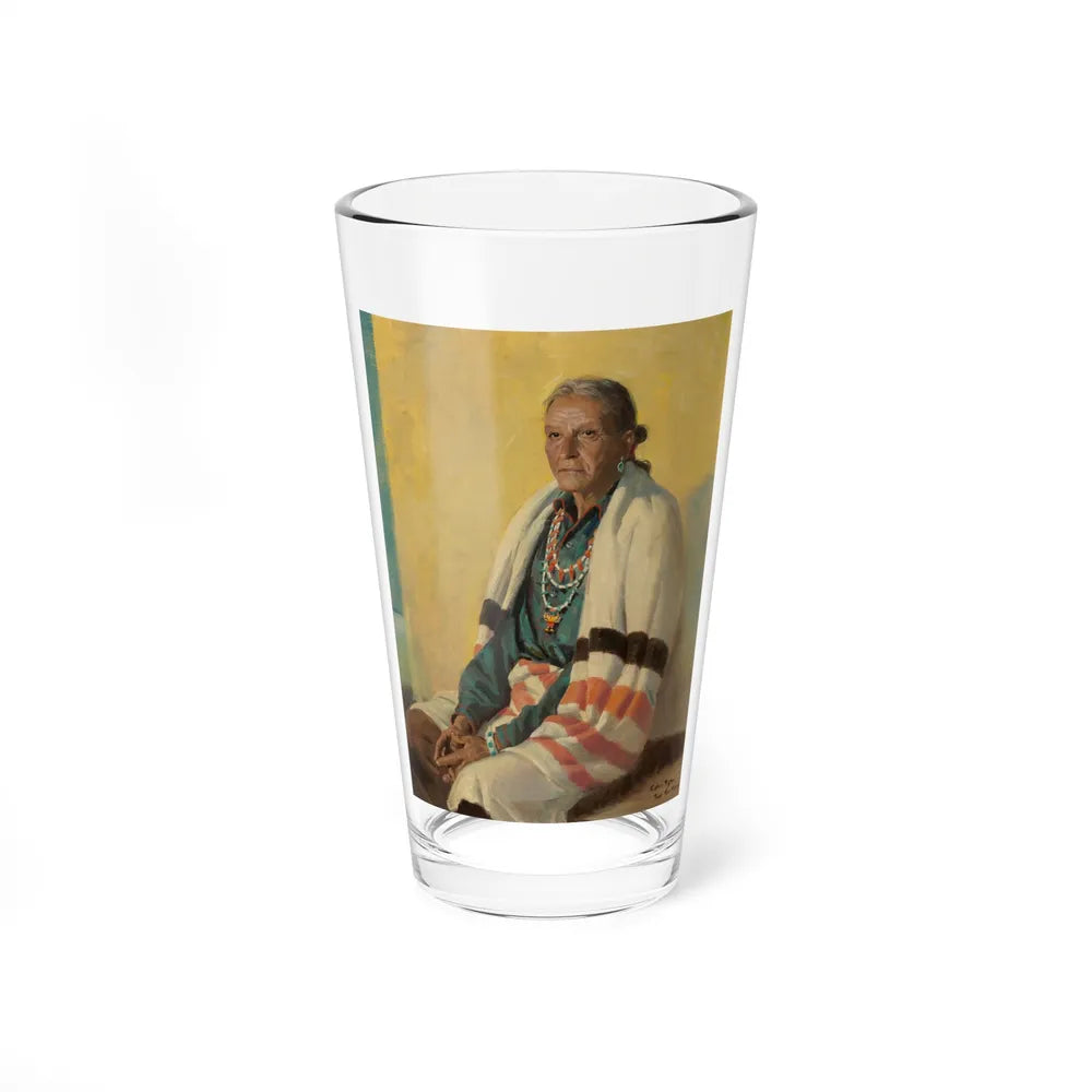 Portrait of Jim Maribol (Magazine Illustration) Pint Glass 16oz-16oz-Go Mug Yourself