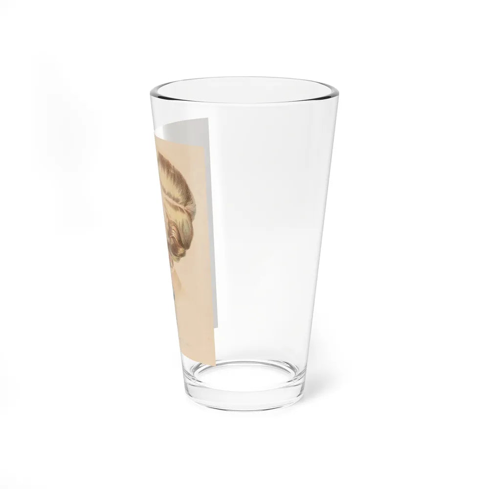 Portrait of Laura LaPlante, after Marland Stone, Motion Picture magazine cover, January 1930 (Magazine Illustration) Pint Glass 16oz-Go Mug Yourself