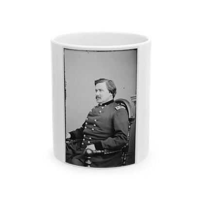 Portrait Of Maj. Gen. Alexander Mcd. Mccook, Officer Of The Federal Army (U.S. Civil War) White Coffee Mug 11oz - Go Mug Yourself