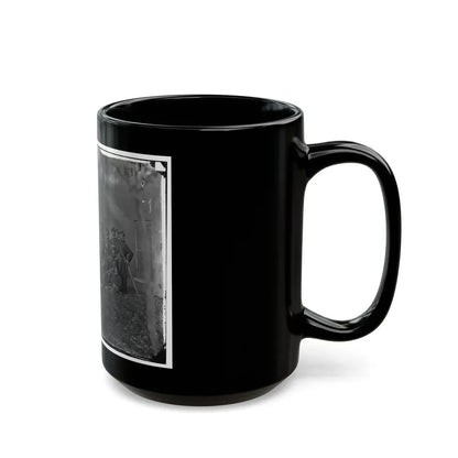 Portrait Of Maj. Gen. Alfred Pleasonton, Officer Of The Federal Army, And Staff, Warrenton, Va. (U.S. Civil War) Black Coffee Mug - Go Mug Yourself