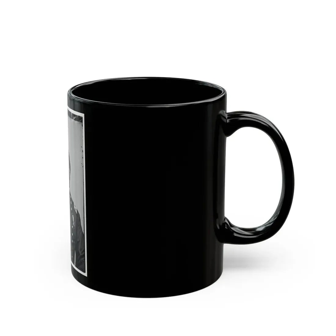 Portrait Of Maj. Gen. Ambrose E. Burnside, Officer Of The Federal Army (U.S. Civil War) Black Coffee Mug - Go Mug Yourself