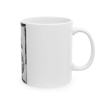 Portrait Of Maj. Gen. (As Of Apr. 15, 1865) George A. Custer, Officer Of The Federal Army (U.S. Civil War) White Coffee Mug - Go Mug Yourself