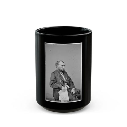 Portrait Of Maj. Gen. (As Of June 18, 1865) Judson Kilpatrick, Officer Of The Federal Army (U.S. Civil War) Black Coffee Mug 15oz - Go Mug Yourself