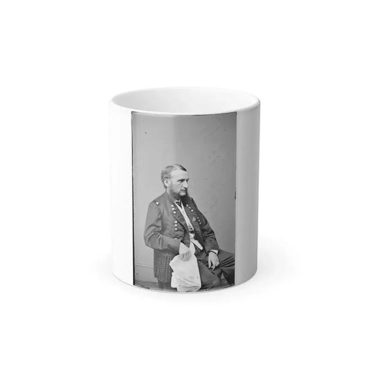 Portrait of Maj. Gen. (As of June 18, 1865) Judson Kilpatrick, Officer of the Federal Army (U.S. Civil War) Color Changing Coffee Mug 11oz Default Title 11oz - Go Mug Yourself