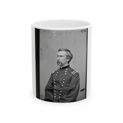 Portrait Of Maj. Gen. (As Of Mar. 29, 1865) Joshua L. Chamberlain, Officer Of The Federal Army (U.S. Civil War) White Coffee Mug 11oz - Go Mug Yourself