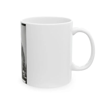 Portrait Of Maj. Gen. (As Of May 6, 1865) James H. Wilson, Officer Of The Federal Army (U.S. Civil War) White Coffee Mug - Go Mug Yourself