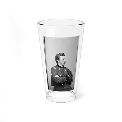 Portrait Of Maj. Gen. (As Of Oct. 21, 1865) Nelson A. Miles, Officer Of The Federal Army (U.S. Civil War) Pint Glass 16oz 16oz - Go Mug Yourself