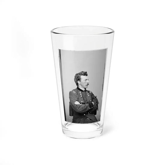 Portrait Of Maj. Gen. (As Of Oct. 21, 1865) Nelson A. Miles, Officer Of The Federal Army (U.S. Civil War) Pint Glass 16oz 16oz - Go Mug Yourself