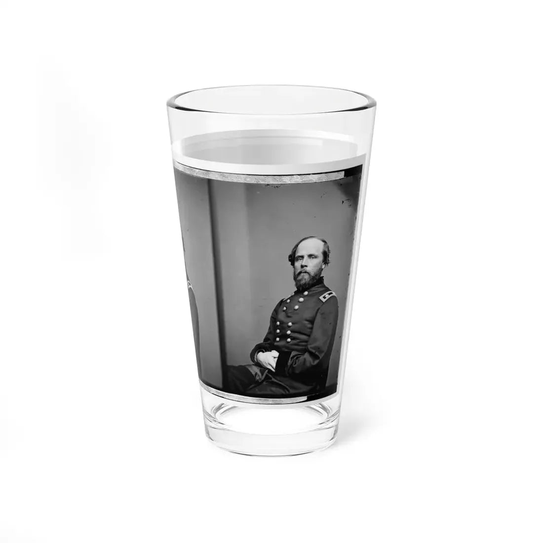 Portrait Of Maj. Gen. Darius Nash Couch, Officer Of The Federal Army (U.S. Civil War) Pint Glass 16oz - Go Mug Yourself