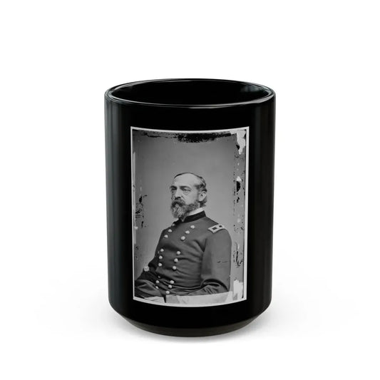 Portrait Of Maj. Gen. George G. Meade, Officer Of The Federal Army (U.S. Civil War) Black Coffee Mug 15oz - Go Mug Yourself