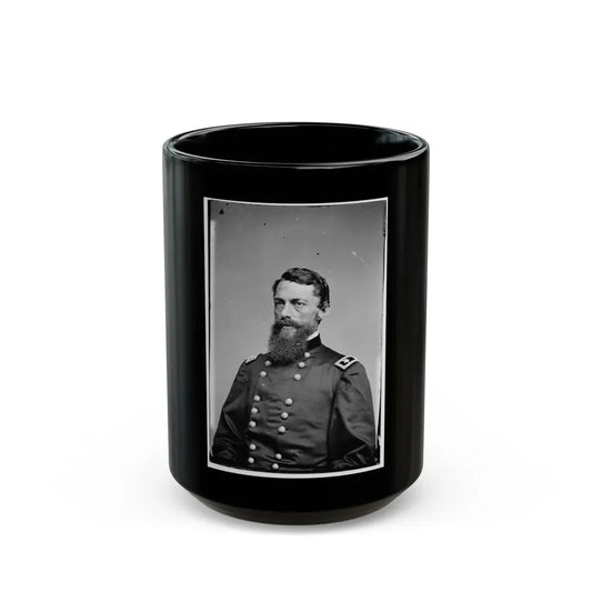 Portrait Of Maj. Gen. George Stoneman, Officer Of The Federal Army (U.S. Civil War) Black Coffee Mug 15oz - Go Mug Yourself
