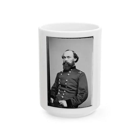Portrait Of Maj. Gen. Gordon Granger, Officer Of The Federal Army (U.S. Civil War) White Coffee Mug 15oz - Go Mug Yourself