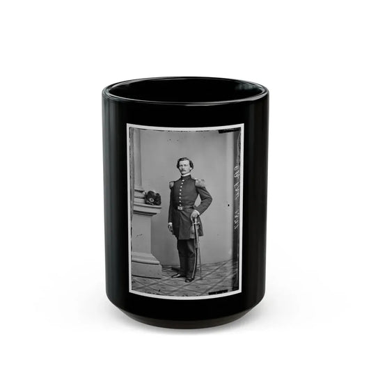 Portrait Of Maj. Gen. James B. Fry, Officer Of The Federal Army (Brig. Gen. From April 21, 1864) (U.S. Civil War) Black Coffee Mug 15oz - Go Mug Yourself