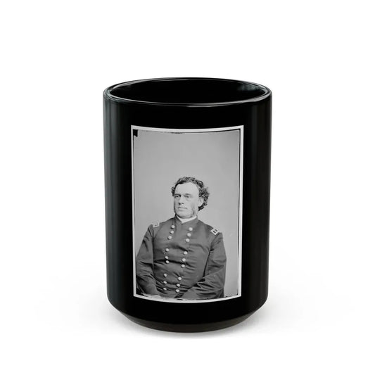 Portrait Of Maj. Gen. James B. Steedman, Officer Of The Federal Army (U.S. Civil War) Black Coffee Mug 15oz - Go Mug Yourself