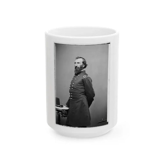 Portrait Of Maj. Gen. John A. Mcclernand, Officer Of The Federal Army (U.S. Civil War) White Coffee Mug 15oz - Go Mug Yourself