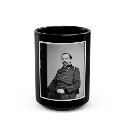 Portrait Of Maj. Gen. Peter J. Osterhaus, Officer Of The Federal Army (U.S. Civil War) Black Coffee Mug 15oz - Go Mug Yourself